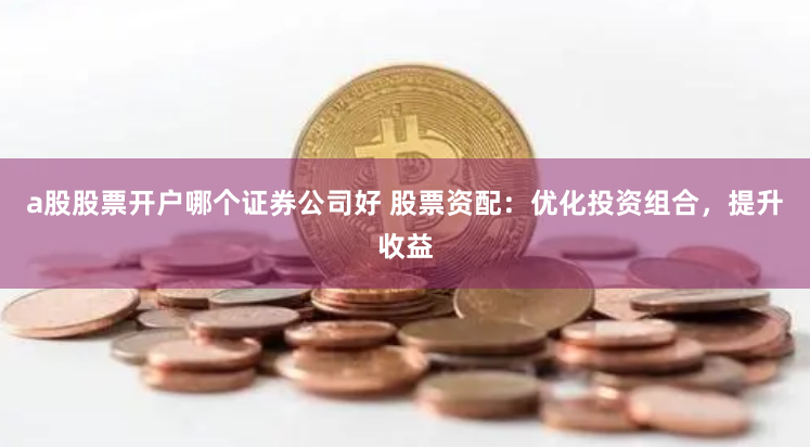 a股股票开户哪个证券公司好 股票资配：优化投资组合，提升收益