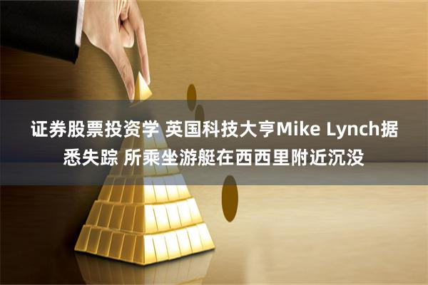 证券股票投资学 英国科技大亨Mike Lynch据悉失踪 所乘坐游艇在西西里附近沉没